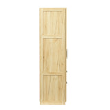 High wardrobe with 2 doors, 2 drawers and 5 storage spaces