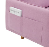 Modern Pink Storage Sofa Multifunctional Folding Living Room Sofa Bed Furniture