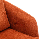 COOLMORE Swivel Barrel Chair, Comfy Round Accent Sofa Chair for Living Room, 360 Degree Swivel Barrel Club Chair, Leisure Arm Chair for Nursery, Hotel, Bedroom, Office, Lounge