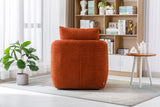 COOLMORE Swivel Barrel Chair, Comfy Round Accent Sofa Chair for Living Room, 360 Degree Swivel Barrel Club Chair, Leisure Arm Chair for Nursery, Hotel, Bedroom, Office, Lounge