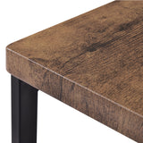 Counter Height Extra Long Dining Table Set with 3 Stools Pub Kitchen Set Side Table