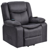 Orisfur. Power Lift Chair for Elderly with Adjustable Massage Function, Recliner Chair with Heating System for Living Room
