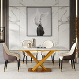 White Dining table with 6 Chairs