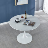 White Tulip Table Mid-century Dining Table