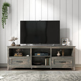 70 Inch Length TV Stand for Living Room with 2 Drawers