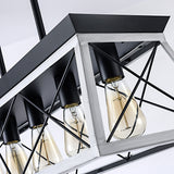 Farmhouse Chandeliers With 5 Bulbs For Dining Room