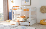 Full over Full Bunk Bed with Drawers