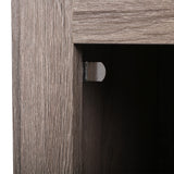 Set of 2 Nightstand, Bedside Furniture with X-Shaped Door