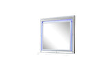 King 5 Piece LED Bedroom set in Silver Color