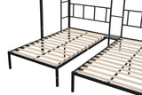 Triple twin bunk bed