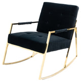 COOLMORE Accent  Chair  ,leisure rocking chair   with Stainless steel  feet