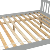 Full Over Full Bunk Bed with Trundle, Convertible to 2 Full Size Platform Bed