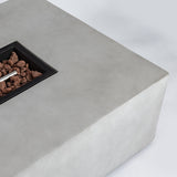 56inch Concrete Rectangle Propane Gas Fire Pit