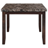 6-piece Faux Marble Dining Table Set  with one Faux Marble Dining Table
