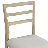 7-Piece Wooden Dining Table Set - Extendable Table with 12” Leaf and 2 Drawers, 6 Dining Chairs with Soft Cushion