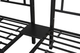 Triple twin bunk bed, can be separated into 3 twin beds