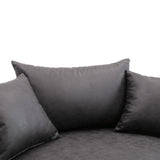 Modern Akili swivel accent chair barrel chair
