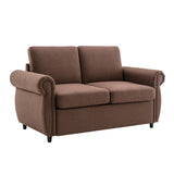 Orisfur Pull Out Sofa Bed  Loveseat Sleeper with Twin Size Memory Mattress for Living Room Spaces