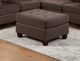Coffee Sectional Set with Ottoman