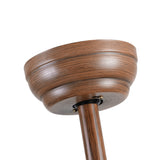 52 In.Intergrated LED Ceiling Fan with Wood Grain Blade