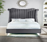 Queen Grey Bedroom Set Made With Wood