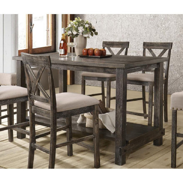 Grey Counter Height Table