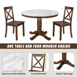 5 Piece Dining Table and Chairs Set