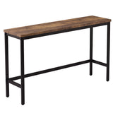Counter Height Extra Long Dining Table Set with 3 Stools Pub Kitchen Set Side Table