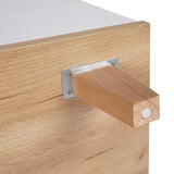 Modern Design Wooden  Dresser Bedroom Storage Drawer Organizer Closet Hallway Storage Cabinet with 4 Drawers, Wood Dresser Chest Accent Cabinet for Living Room Bedroom