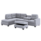Antique Grey Sectional Sofa