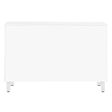 U-Style Accent Storage Cabinet Sideboard Wooden Cabinet with Antique Pattern Doors for Hallway, Entryway, Living Room, Bedroom