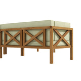 Claudio Solid Wood 5 - Person Seating Group with Cushions