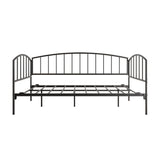 Metal Daybed Frame Twin Size Heavy Duty Metal Slats Sofa Bed Platform Mattress Foundation Black