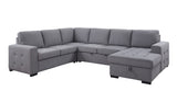 Storage Sleeper Sectional Sofa