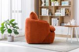 COOLMORE Swivel Barrel Chair, Comfy Round Accent Sofa Chair for Living Room, 360 Degree Swivel Barrel Club Chair, Leisure Arm Chair for Nursery, Hotel, Bedroom, Office, Lounge