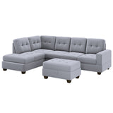 Antique Grey Sectional Sofa
