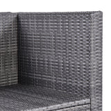 7 Piece Rattan Sectional Seating Group with Cushions, Outdoor Rattan Sofa NEW!