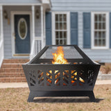 IRON FIRE PIT OUTDOOR