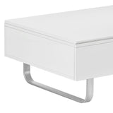 ON-TREND Multi-functional Coffee Table with Lifted Tabletop, Contemporary Cocktail Table with Metal Legs