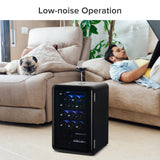Wine Cooler Countertop Freestanding Wine Cellars Compressor System Champagne Chiller Digital Temperature Control UV-Protective Finish Max Load 24 Standard Bottle