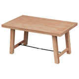 Wood Wash Dining Table Kitchen Furniture Rectangular Table, Seats up to 6