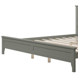 King Grey Solid Wood 3 Piece set