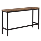 Counter Height Extra Long Dining Table Set with 3 Stools Pub Kitchen Set Side Table