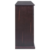 U-style Wood 35.4" Storage Cabinet with 3 Doors, 3 Drawers and Interior Shelf, Entryway Kitchen Dining Room
