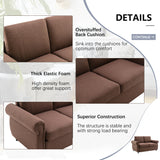 Orisfur Pull Out Sofa Bed  Loveseat Sleeper with Twin Size Memory Mattress for Living Room Spaces