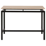 5-Piece Kitchen Counter Height Table Set, Industrial Dining Table with 4 Chairs