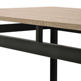 5-Piece Kitchen Counter Height Table Set, Industrial Dining Table with 4 Chairs