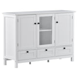 Accent Cabinet Modern Console Table Sideboard for Living Room Dining Room With 2 Doors, 3 Drawers