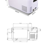 Car Refrigerator 55LBS Car Freezer 12/24V