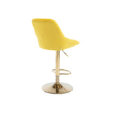 COOLMORE  Bar Stools with Back and Footrest Counter Height Dining Chairs